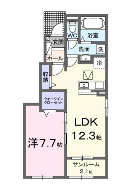 サン　ウィステリアの物件間取画像