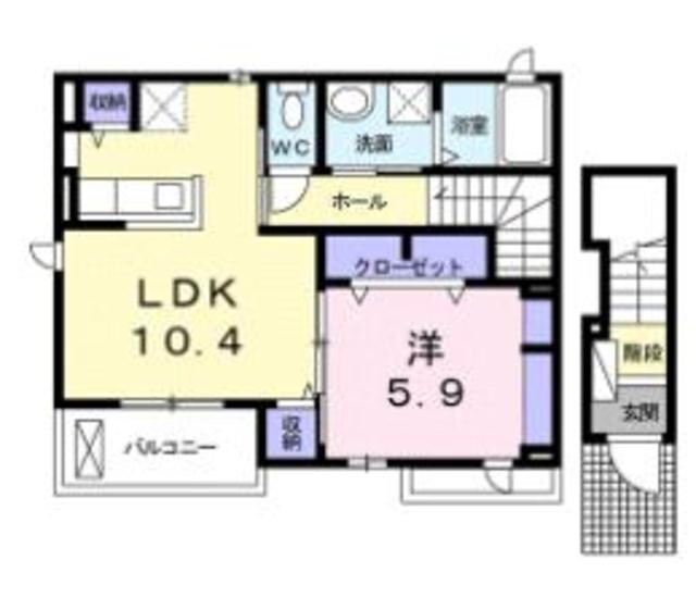 サンテラスⅠの物件間取画像