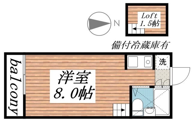 ジュネパレス座間第05の物件間取画像