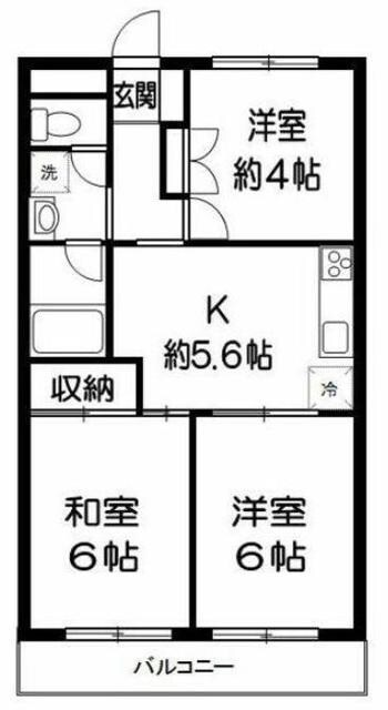 パストラル山口の物件間取画像