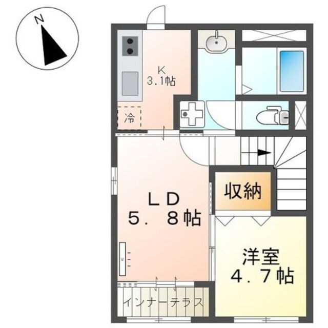 フレジアの物件間取画像