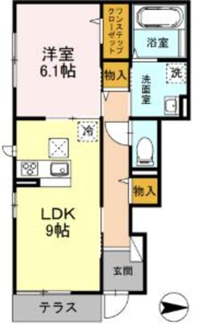 ニューアークの物件間取画像