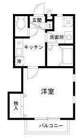 等々力駅 徒歩17分 1階の物件間取画像