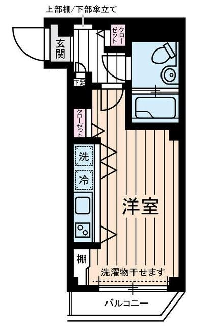 立川駅 徒歩6分 2階の物件間取画像
