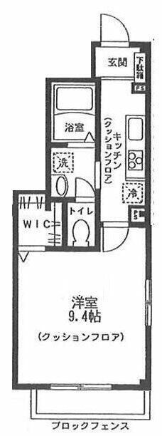 上井草駅 徒歩6分 1階の物件間取画像