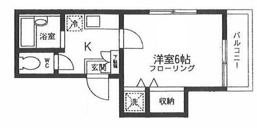 早稲田駅 徒歩12分 2階の物件間取画像