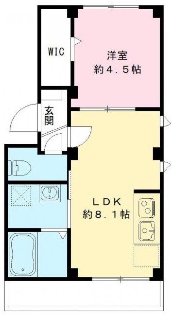 ボンドメゾンの物件間取画像