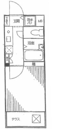 駒沢大学駅 徒歩4分 1階の物件間取画像