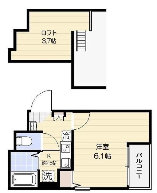 落合南長崎駅 徒歩9分 3階の物件間取画像