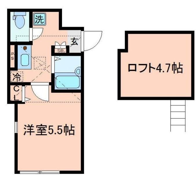 バーミープレイス大塚の物件間取画像