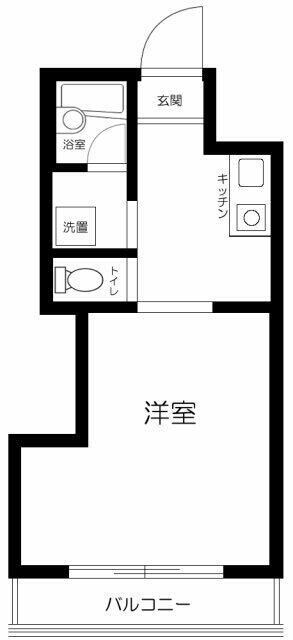 ルームズ八雲の物件間取画像