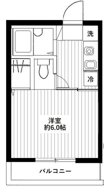 新大久保駅 徒歩10分 2階の物件間取画像