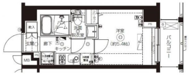 上板橋駅 徒歩6分 2階の物件間取画像