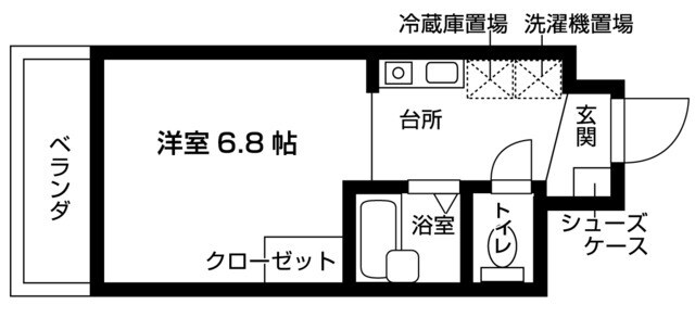 小平駅 徒歩2分 5階の物件間取画像