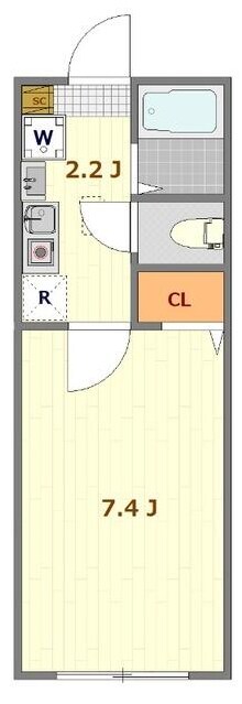 国立駅 徒歩11分 1階の物件間取画像