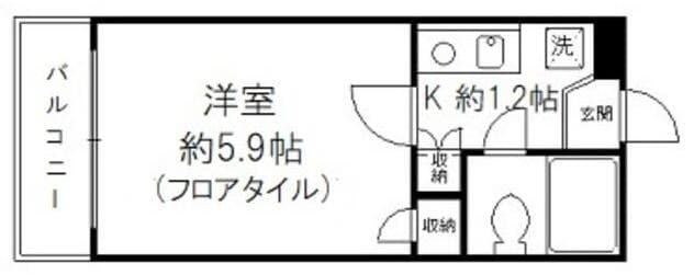 エクセレント中井の物件間取画像