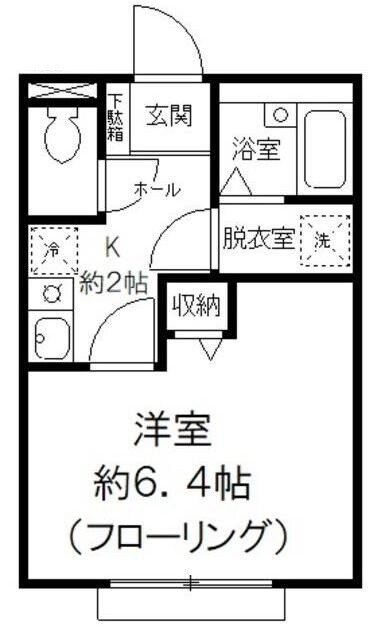 西新宿五丁目駅 徒歩7分 1階の物件間取画像