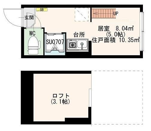 ジェム阿佐ヶ谷の物件間取画像