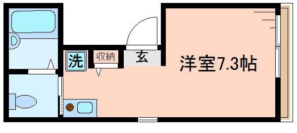 六町駅 徒歩8分 2階の物件間取画像