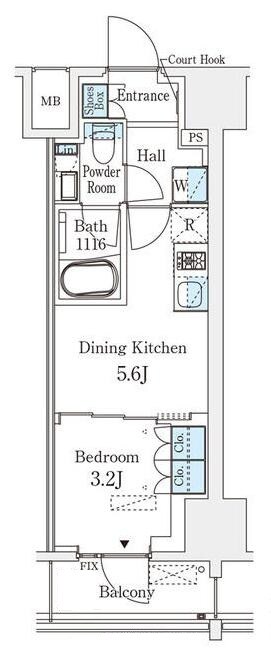 神保町駅 徒歩4分 4階の物件間取画像