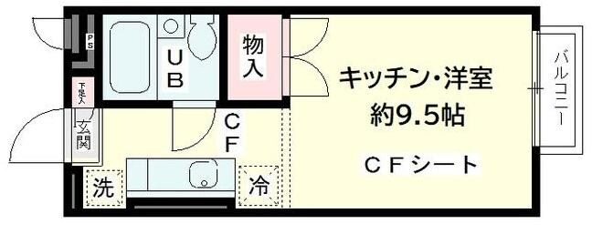 芦花公園駅 徒歩6分 2階の物件間取画像