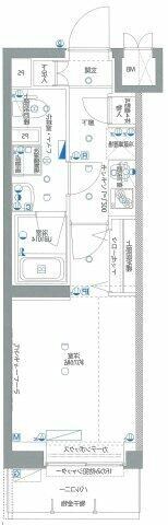 沼袋駅 徒歩12分 1階の物件間取画像
