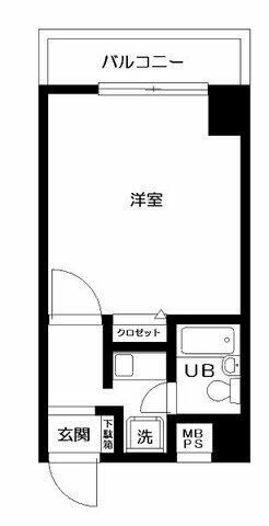 池袋駅 徒歩16分 4階の物件間取画像