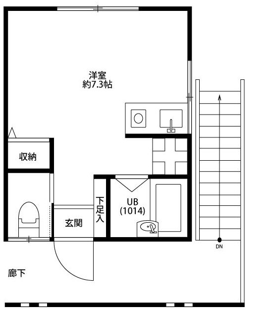 沼袋駅 徒歩1分 1階の物件間取画像