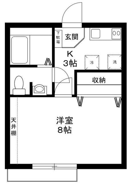 荻窪駅 徒歩15分 1階の物件間取画像