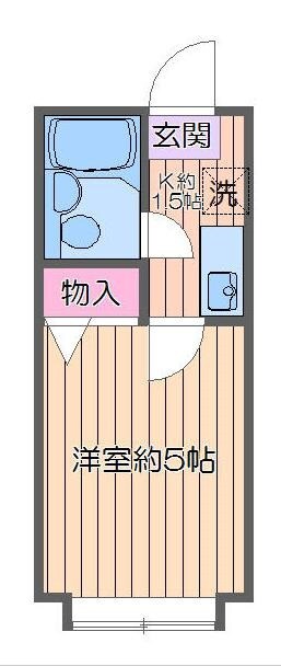 桜上水駅 徒歩2分 1階の物件間取画像