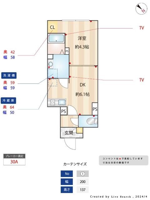 西荻窪駅 徒歩17分 5階の物件内観写真