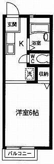 国立駅 徒歩15分 1階の物件間取画像