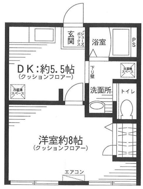 武蔵小金井駅 徒歩5分 1階の物件間取画像