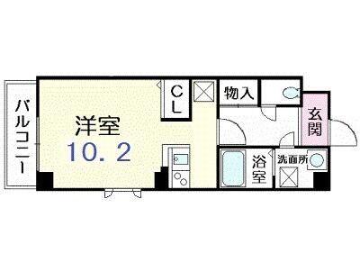 小岩駅 徒歩10分 2階の物件間取画像