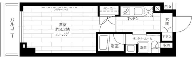 氷川台駅 徒歩6分 1階の物件間取画像