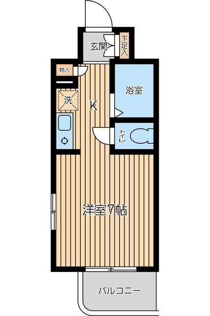 穴守稲荷駅 徒歩3分 9階の物件間取画像