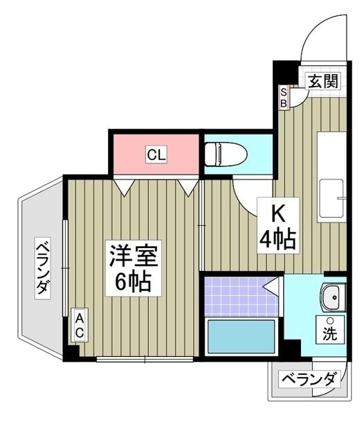 要町駅 徒歩9分 1階の物件間取画像