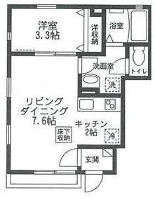 石神井公園駅 徒歩4分 1階の物件間取画像