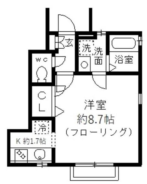 下北沢駅 徒歩9分 1階の物件間取画像