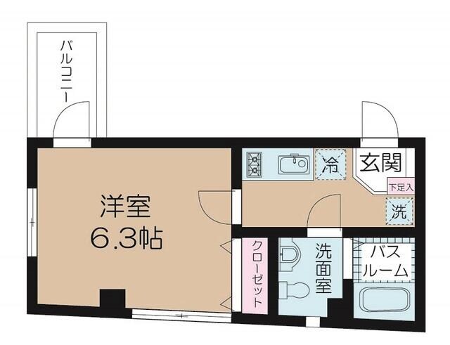 浜田山駅 徒歩2分 2階の物件間取画像