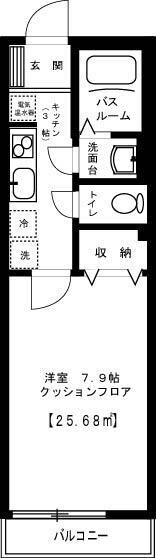 上板橋駅 徒歩4分 2階の物件間取画像