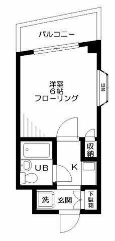 小竹向原駅 徒歩8分 3階の物件間取画像