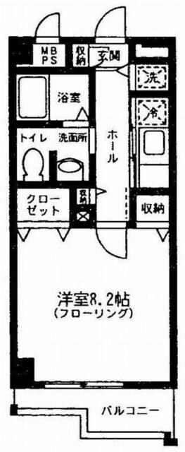 中野駅 徒歩6分 5階の物件間取画像