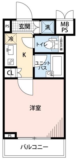 飯田橋駅 徒歩6分 3階の物件間取画像