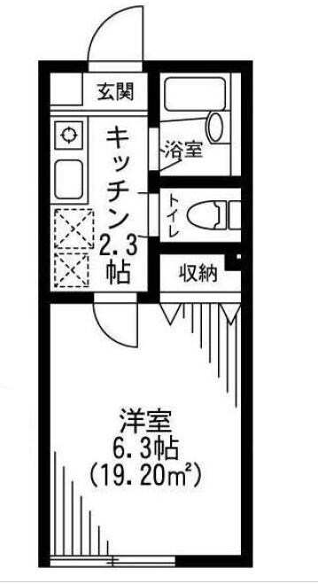 フルールハイムの物件間取画像