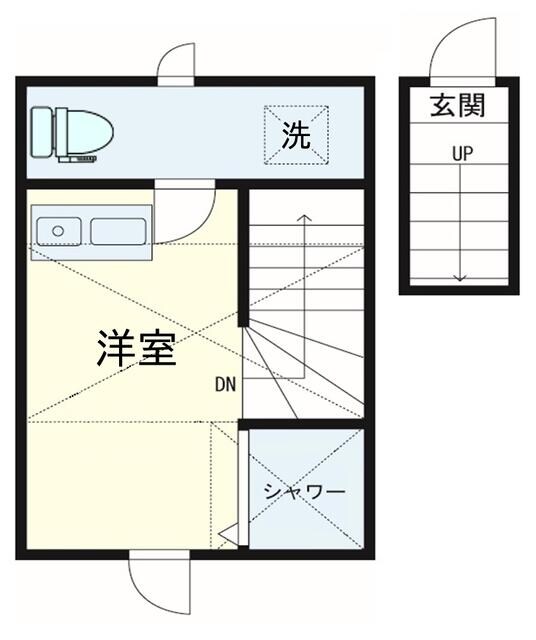 サークルハウス高円寺壱番館の物件間取画像