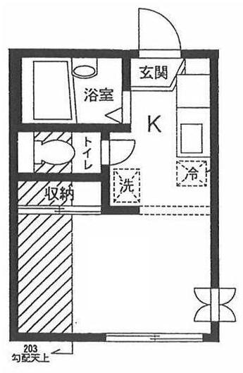 下井草駅 徒歩13分 1階の物件間取画像