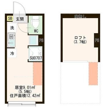 上井草駅 徒歩10分 1階の物件間取画像