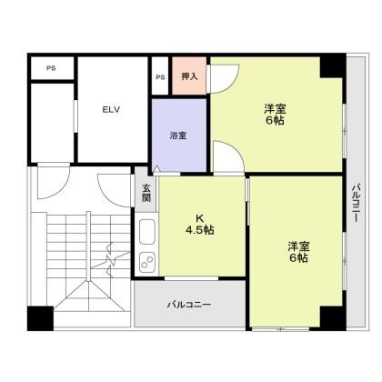 練馬駅 徒歩7分 6階の物件間取画像