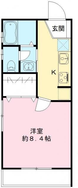 国領駅 徒歩7分 2階の物件間取画像